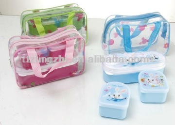 Plastic Lunch Box set