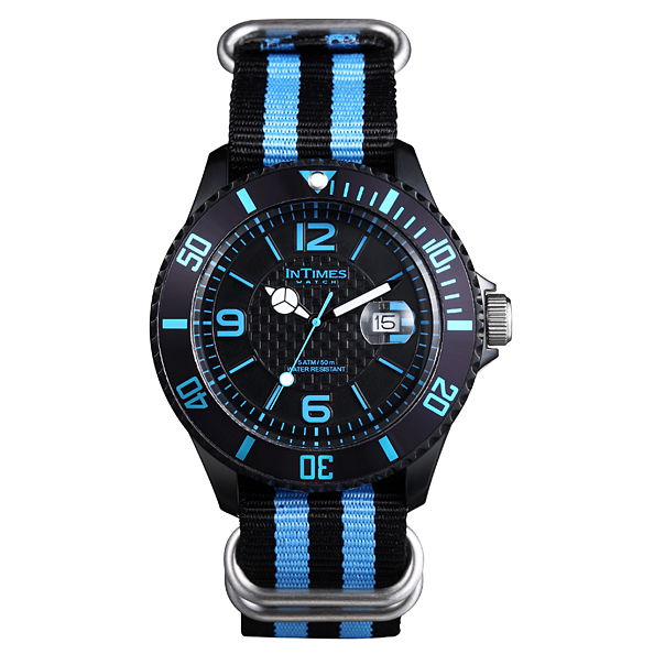 Intimes Newes Designer Wrist Watch (IT-057N) Nylon Band Japan Movt