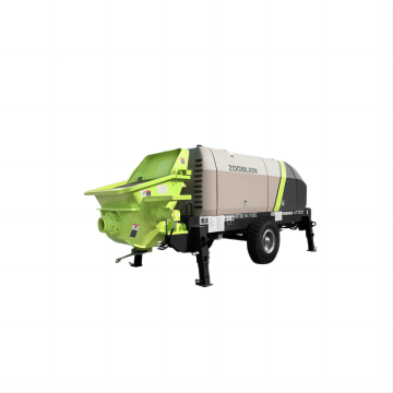 Concrete Trailer Pump HBT60.16.110SG: Efficient Work with Truck