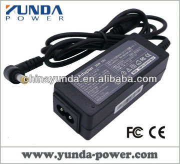 Hot facotory wholesale laptop adapter for ACER/DELL/Gateway 30w 19v 1.58a(5.5mm*1.7mm)