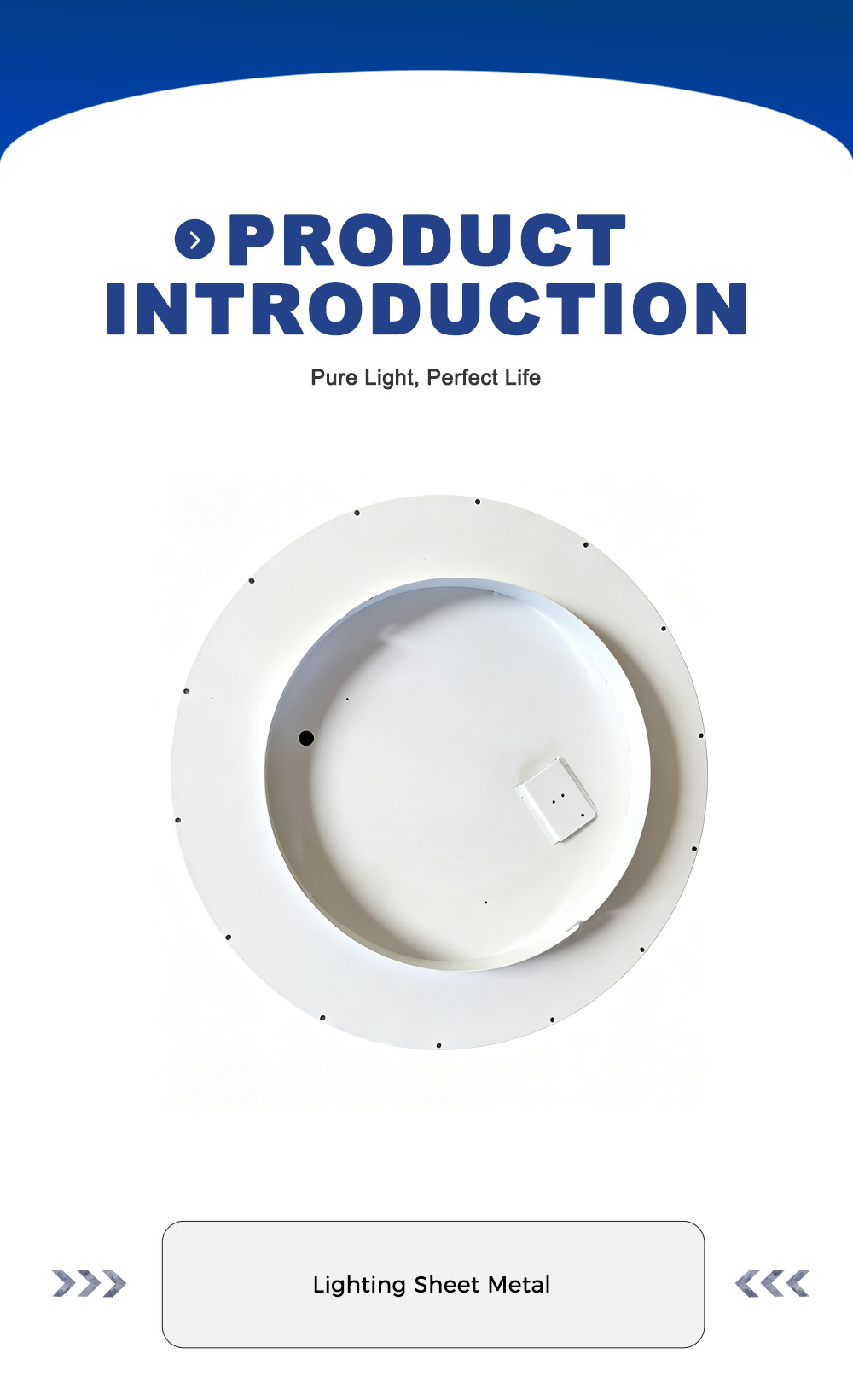 Round LED Lamp Base Plate x