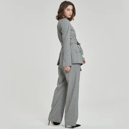 New Design Women's Fashion Casual Blazer Work Suit