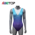 Body da danza senza maniche personalizzati all'ingrosso con strass