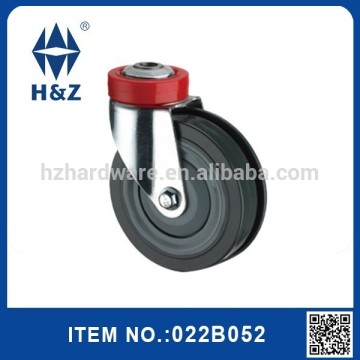 Black PP shopping cart swivel caster