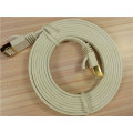 Câble Ethernet Falt Cat7 30m Couleur Blanc