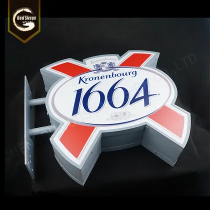 Irregular Beer Bar Light Boxes Sign