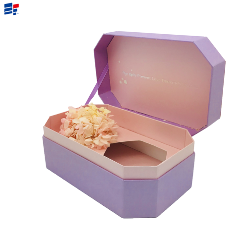 Exquisite Cosmetic Book Shape Paper Box