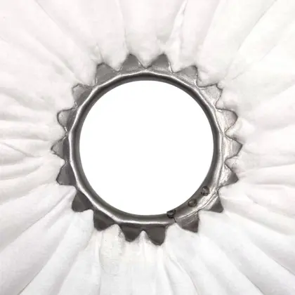White cotton oblique cutting wind wheel