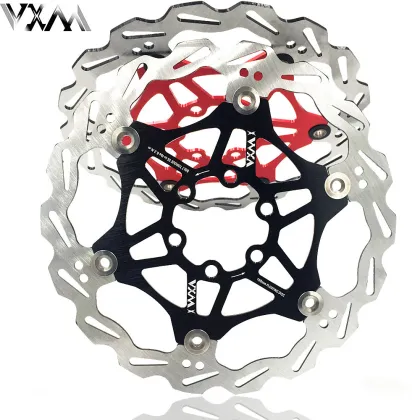Bicycle Hydraulic Brake Pad MTB Floating Disc Brake Rotor 160mm Ultralight 83g Alloy Bicycle 6"Float Rotors brake Bicycle parts