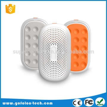 2017 Compact & Light Weight suckers and power bank Design portable mini outdoor bluetooth speaker for smart phones and PC