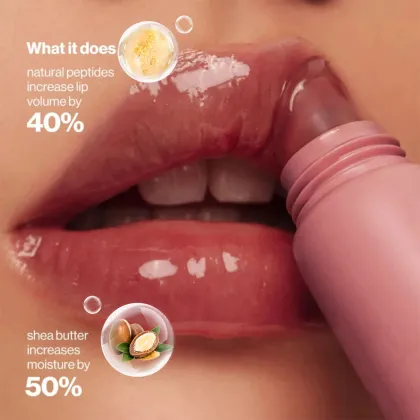 Vegan Shea Butter Moisturizing Peptide Lip Balm - Customized Squeeze Tube Wholesale