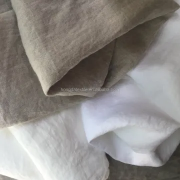 Stone Washed French Linen Fabric 100% Flax Linen in Roll