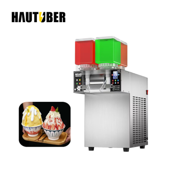 OEM Hot Sale: Four Barrels Snowflake Cream Bingsu producent - maszyna do golenia płatków śniegu