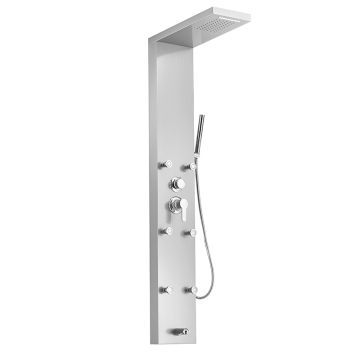 Hot Sale Stainless Steel Rainfall Shower Panel with Waterfall