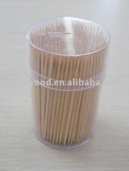 wooden toothpick --- 370pcs/ps tube