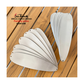 High Quality Stainless Steel Fishing Spoon Blanks Unpainted Lures 8'' 9'' 11'' 304 SS