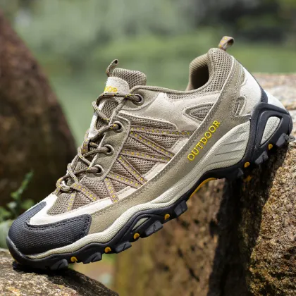Spring/Summer Anti-Slip Hiking Shoes for Couples - Outdoor Climbing and Travel Footwear