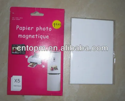 hanging wall promotional cheap magnetic photo paper