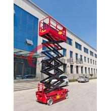 Self Move Upright Scissor Lift Electric Platform