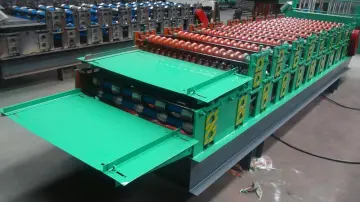 Double Layer Metal Galvanized Roof & Wall Panel Cold Roll Forming Machine