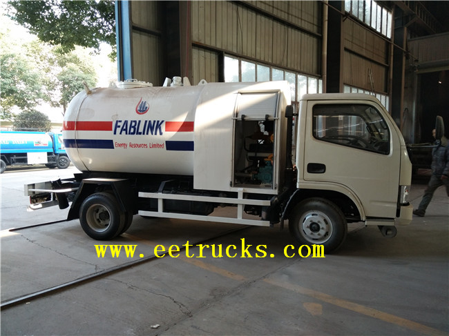 5000 Liters LPG Truck Tanks with Flow Meter