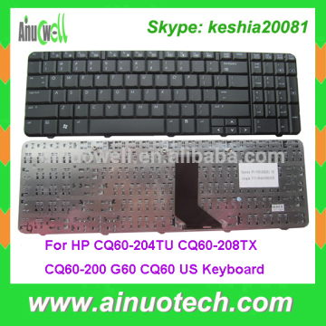 English US Laptop Keyboard for HP CQ60 CQ60-204TU CQ60-208TX CQ60-200 G60 CQ60 US Keyboard Wholesale Price