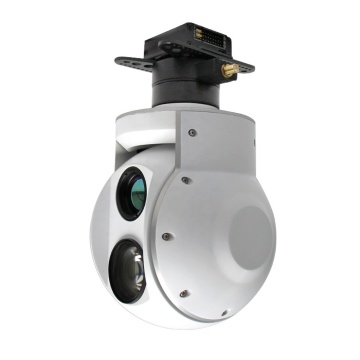 30X 2-AXIS EO and IR Dual Sensor Drone camera for fixed wing UAV with SDI video output night vision