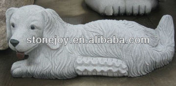 Granite Dog Statue