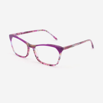 Super thin Cat eye Acetate Female Optical Frames