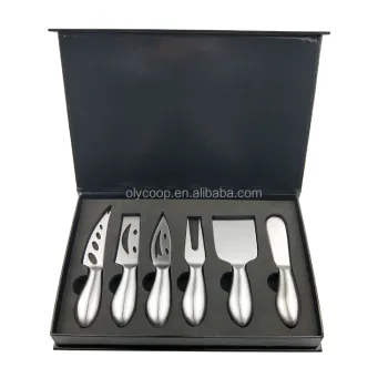 High-Quality Stainless Steel 6 Piece Cheese Tool Set - Kitchen Knife Grade