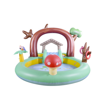 Garden Theme slide sprinkler inflatable sprinkler pool
