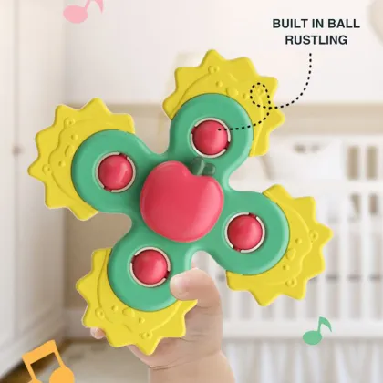 Infant toys, educational and early education, animal suction cup Zhuanzhuan Le (with dental glue)