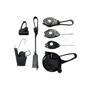 GETEKnet Plastic Metal Material FTTH Drop Cable Clamps