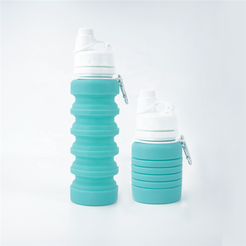 BPA Free Silicone Collapsible Sports Water Bottle