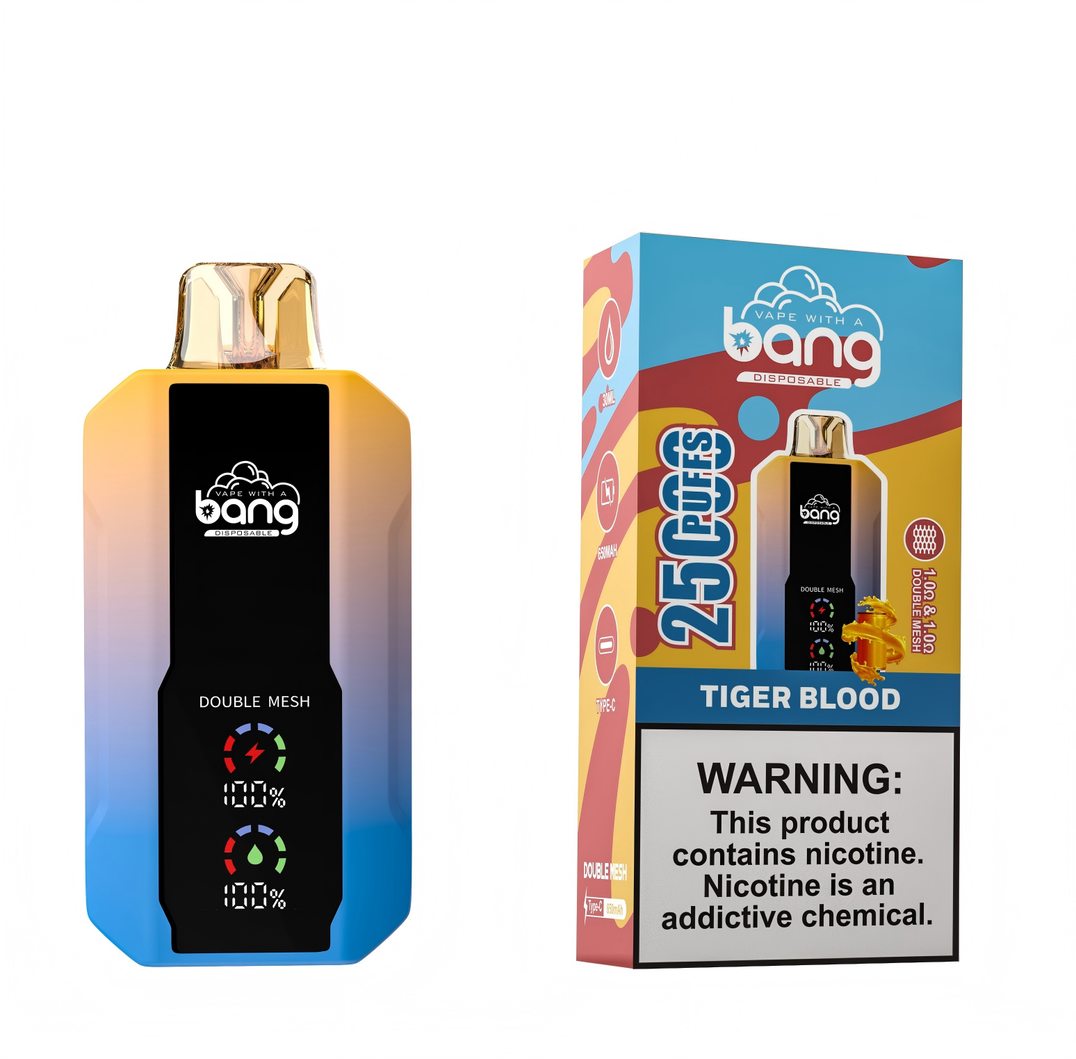 LCD Display Bang 25000 Puff Disposable vape
