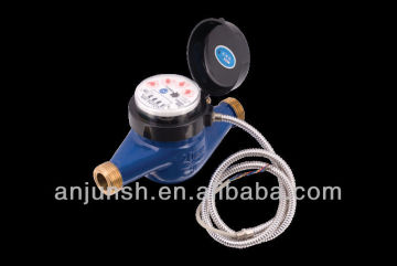 Water meter connect with computer