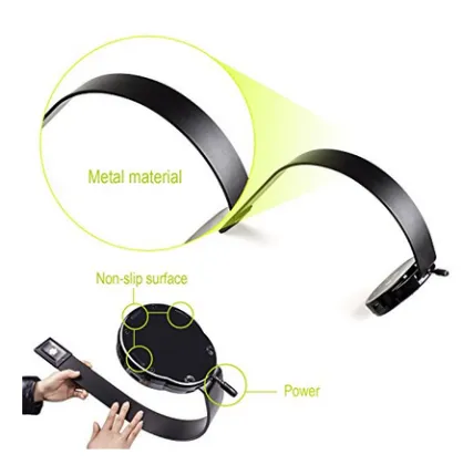 2016 Novel indoor lighting Aluminum+ABS material wireless charging LED desk lamp with USB port