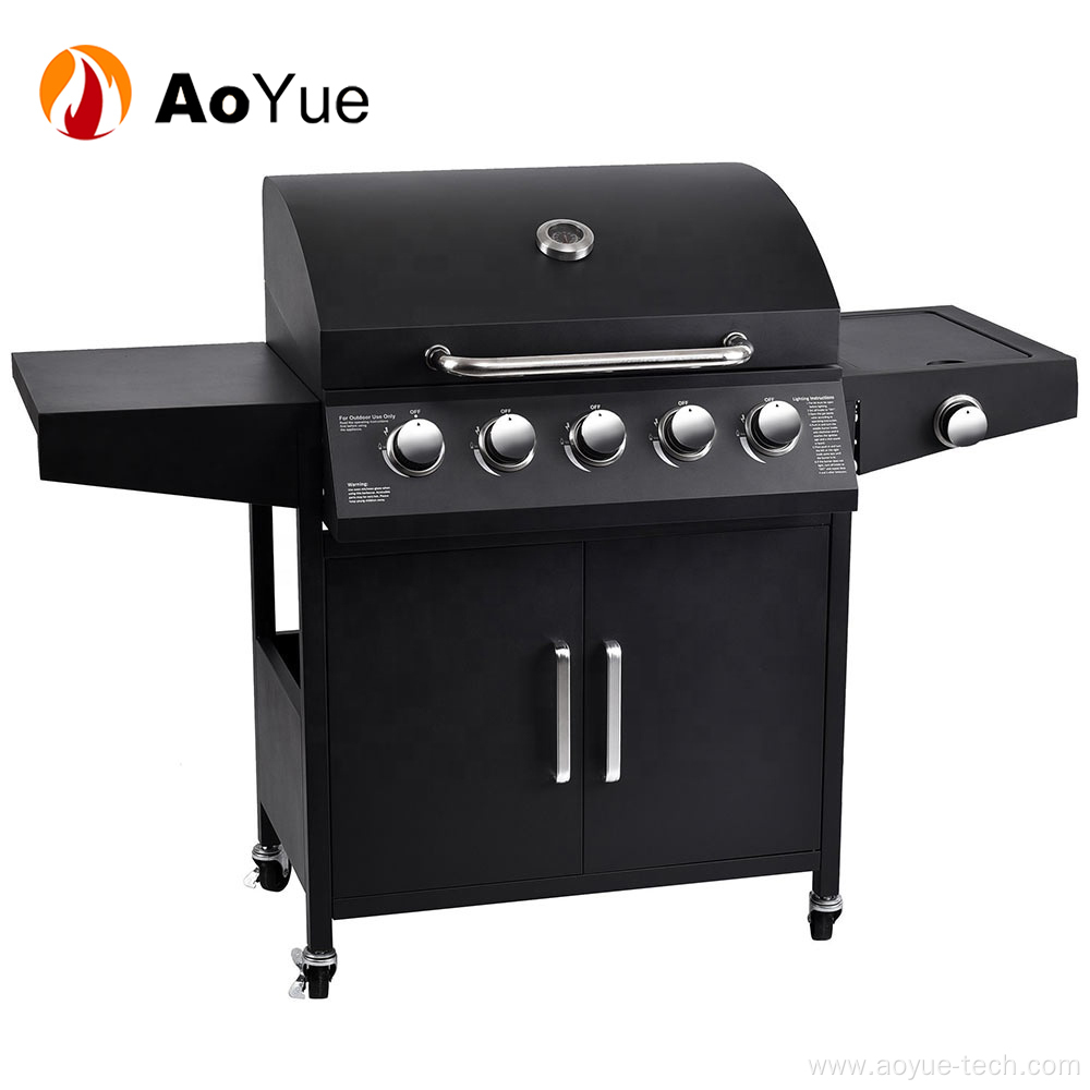 Outdoor Propane Trolley BBQ Gas Grill