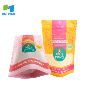 Compostable Colorful Food Grade Packaging Pouch With Zipper