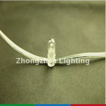 Christmas light  Clear wire led string light with decorative cap