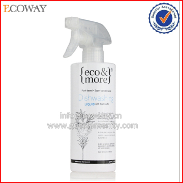eco friendly white shampoo bottle mist sprayer hotel liquid soap dispenser