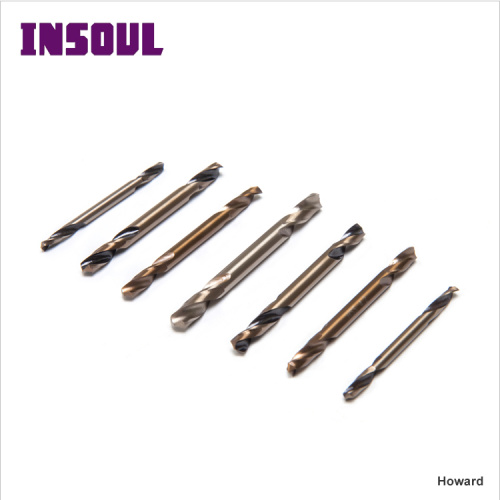 Brocas helicoidais de extremidade dupla para corte de metal