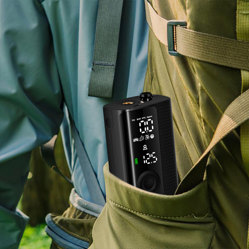 Battery Powered Electric Air Pump with LED Light