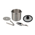 Ice Bucket Set with Tong, Strainer, and Shovel