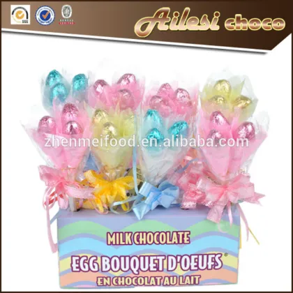 Chocolate candies and chocolate bar