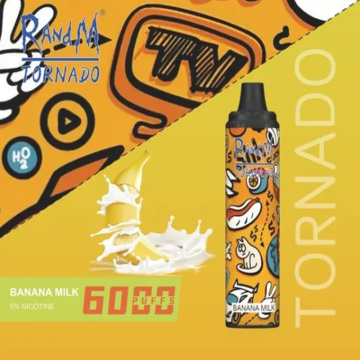 Randm Tornado 6000 Puffs boleh dicas semula e-cigrable e-cigr