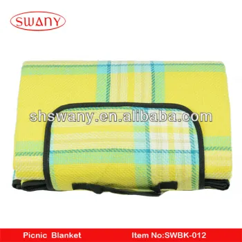 Acrylic PE wholesale waterproof picnic blanket