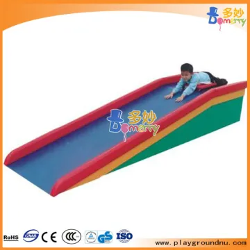 Hot sale large indoor soft slide for kids