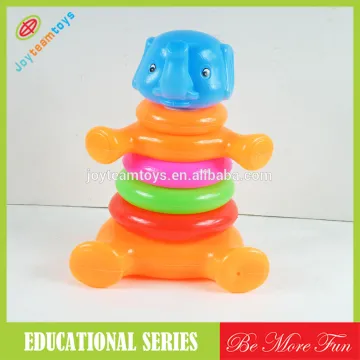 JTS11880 educational baby toys plastic stacking toys ring toys