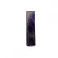 Rectangle Amethyst Pendant for DIY Making Jewelry Necklace Earrings 6X6X25MM Cuboid Stone Beads